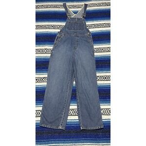 Vintage Y2K Gap Women's Size XS Denim Overalls Wide Leg Bib 2001